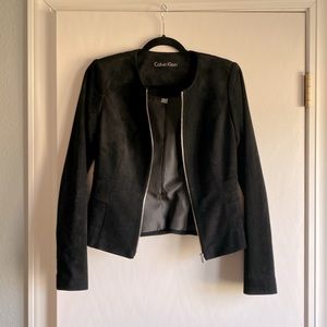 Calvin Klein Suede Blazer